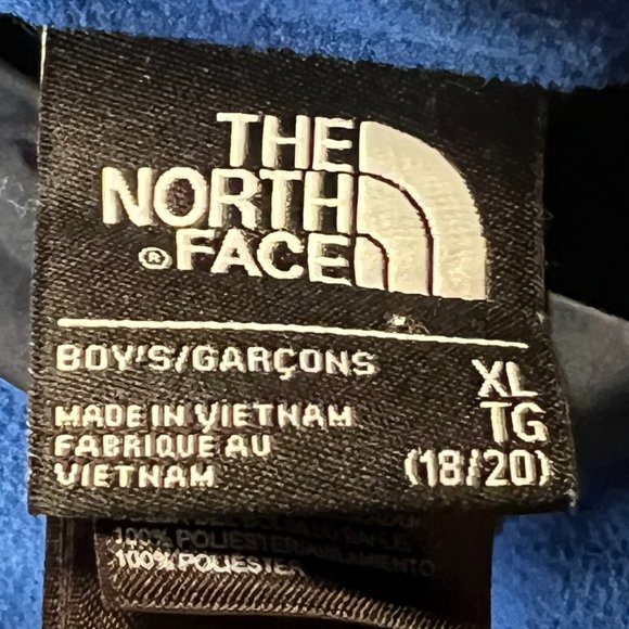 The North Face True or False Jacket Boys XL 18-20 Fleece‎ Zip Reversible Puffer - Picture 10 of 14
